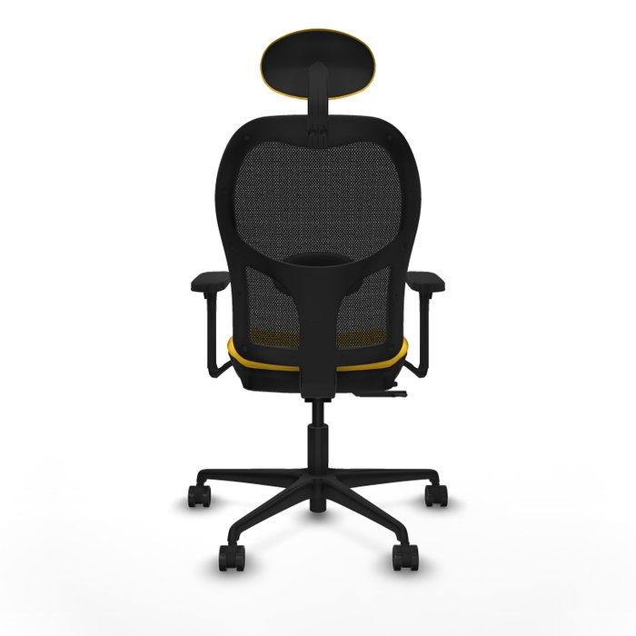 PIQUERAS Y CRESPO Silla de oficina Jorquera Sincro/Traslack Amarillo/Negro PIQUERAS Y CRESPO Silla de oficina Jorquera Sincro/Traslack Amarillo/Negro