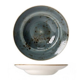 Steelite Bol Azul 27 cm Acabado Nouveau - Vajilla de Vitro Porcelana (Set de 6)