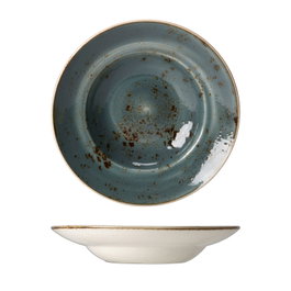 Steelite Bol Bowl Azul, 27 cm, Vitro Porcelana, Acabado Nouveau, Vajilla (Set de 6)