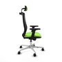 PIQUERAS Y CRESPO Silla de oficina Mardos con mecanismo Sincro/Traslack Pistacho/Negro