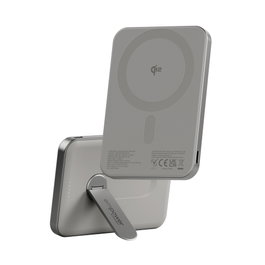 PanzerGlass empower Bank w. Spin Stand 5000mAh Titanio