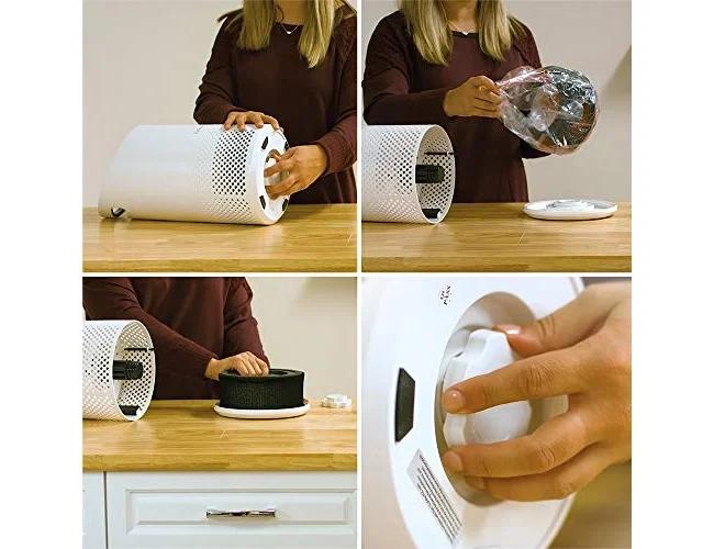 Leitz Filtro de Carbono para Purificador de Aire Z-1000 para Alergias y Gripe