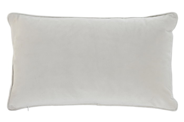 DKD Home Decor Cojín de Poliéster Crudo 50x30 cm