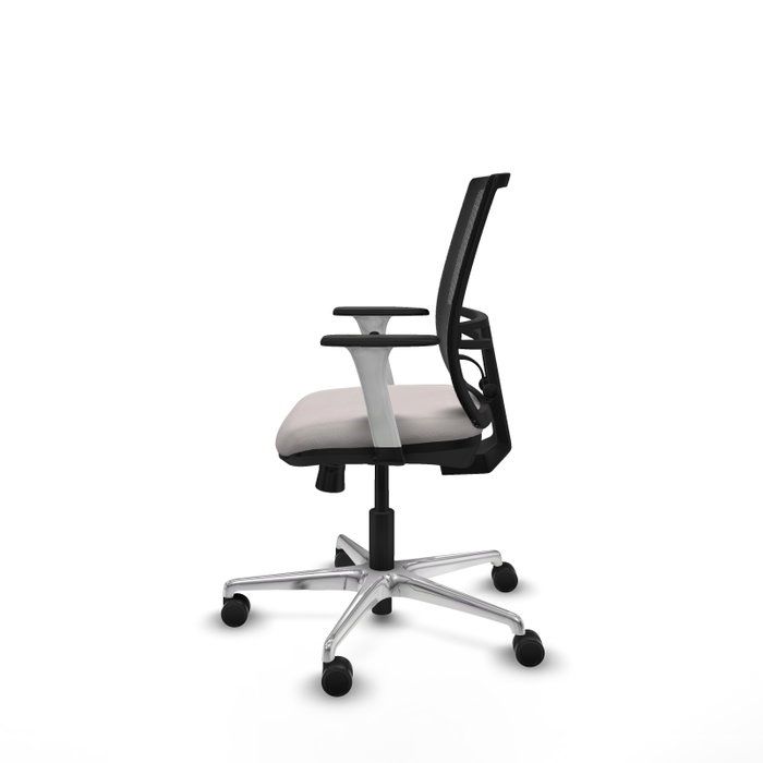 PIQUERAS Y CRESPO Silla de oficina Yunquera con mecanismo Sincro/Traslack Blanco y Negro PIQUERAS Y CRESPO Silla de oficina Yunquera con mecanismo Sincro/Traslack Blanco y Negro