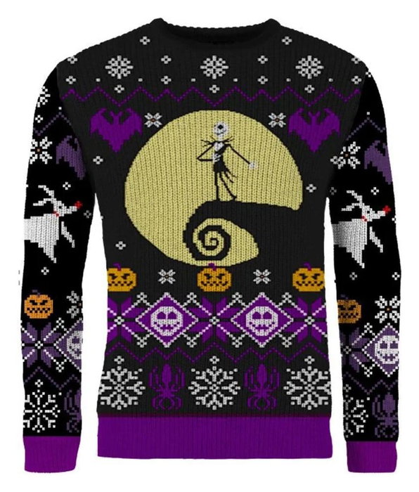 AAA Merchandise Pesadilla antes de Navidad Sudadera navideña 8-bit Talla M