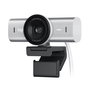 Logitech MX Brio Cámara Web 4K UHD USB-C con Micrófono con Cancelación de Ruido, Campo de Visión de 90°, Tapa de Privacidad, Gris