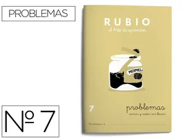 Rubio Cuaderno problemas nº 7 para el desarrollo intelectual del alumno