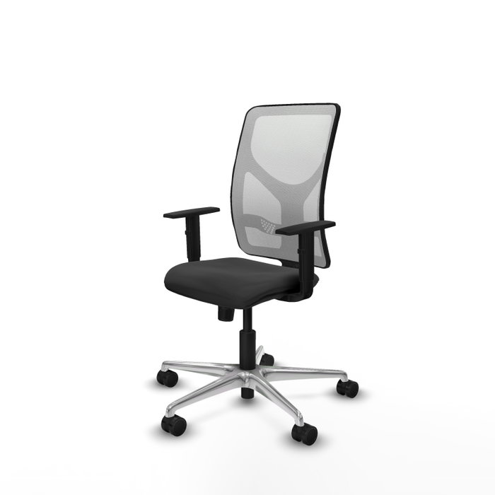 PIQUERAS Y CRESPO Silla de oficina Motilla con mecanismo Sincro, Gris oscuro y Blanco PIQUERAS Y CRESPO Silla de oficina Motilla con mecanismo Sincro, Gris oscuro y Blanco