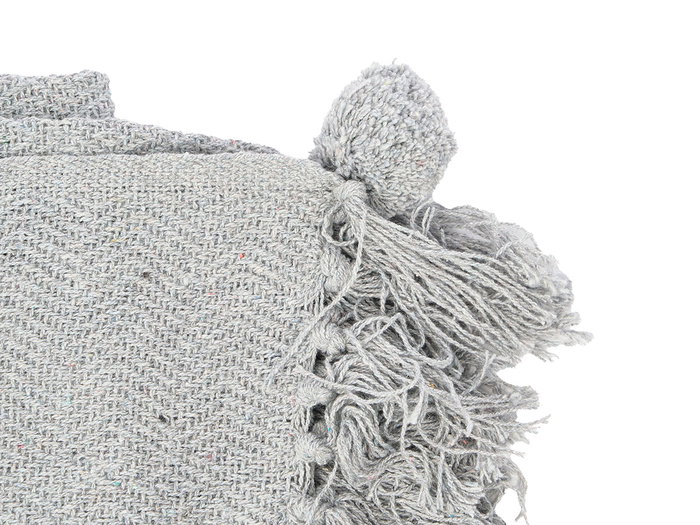 Giftdecor Multiusos Pompon Gris 120 x 150 cm (Set de 12)