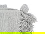 Giftdecor Multiusos Pompon Gris 120 x 150 cm (Set de 12)