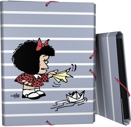 GRAFOPLAS DISEÑO Carpeta de 3 solapas Mafalda Boat 26,5x35x1,9cm