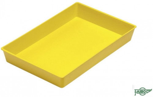 Faibo Bandeja Multiuso Cónica 210-05 Amarillo 23 x 14,5 x 3 cm