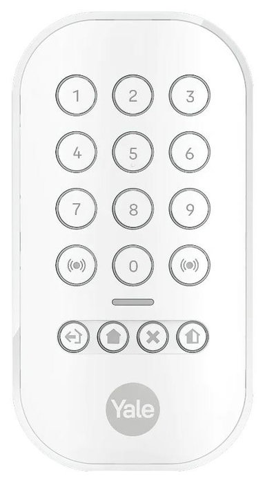 Yale Teclado para Alarmas Inteligentes con Control de 4 Zonas Yale Teclado para Alarmas Inteligentes con Control de 4 Zonas
