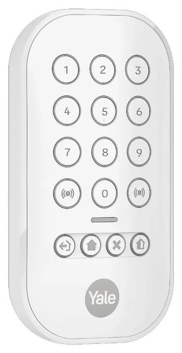 Yale Teclado para Alarmas Inteligentes con Control de 4 Zonas Yale Teclado para Alarmas Inteligentes con Control de 4 Zonas