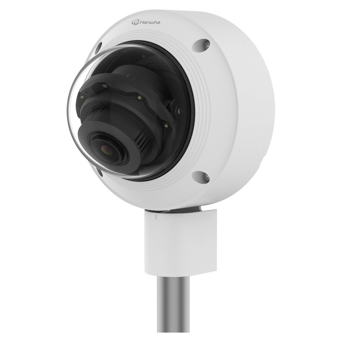 Hanwha Wisenet QNV-C8083R Cámara de Seguridad IP 5MP Exterior PoE IR IP66 IK10 Almohadilla