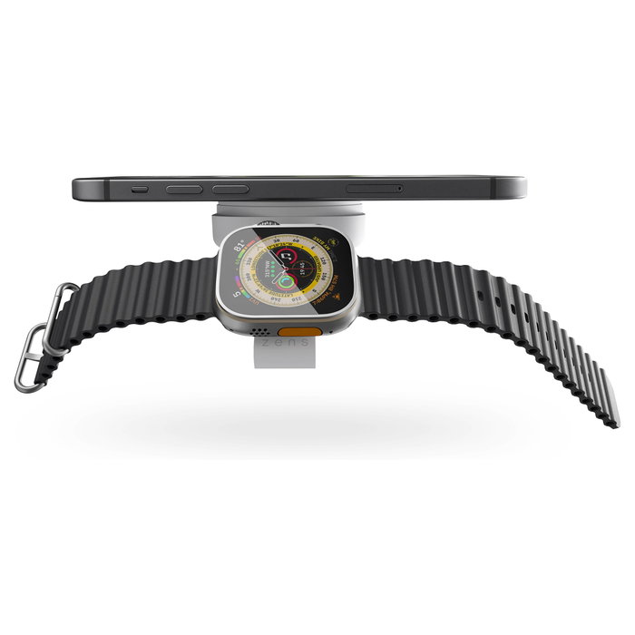ZENS Zens 2-in-1 MagSafe + Watch-Reiseladegerät plata