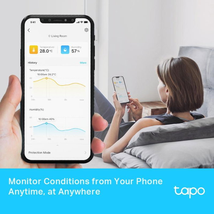 TP-Link Tapo T315 Sensor de temperatura y humedad Blanco