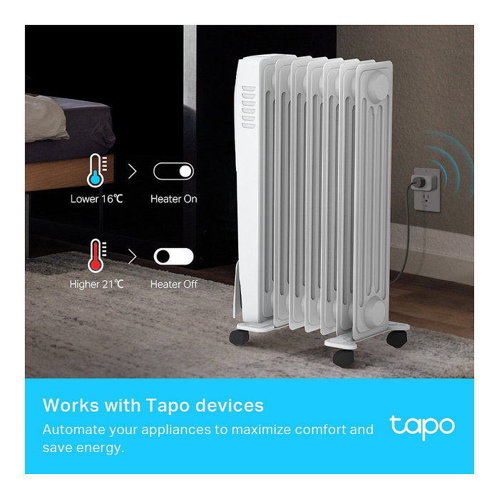 TP-Link Tapo T315 Sensor de temperatura y humedad Blanco
