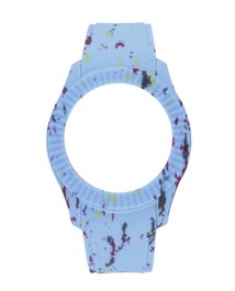 Watxandco Correa de Silicona Azul 43mm