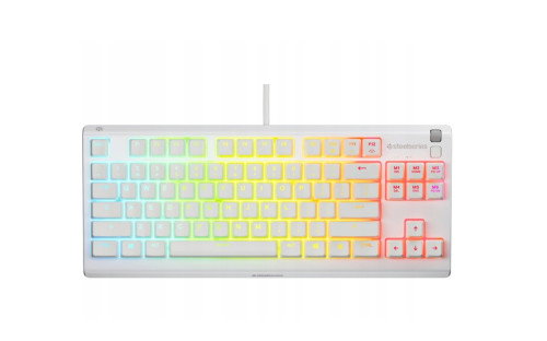 SteelSeries Teclado Apex 3 TKL 64819 Blanco Español para Gaming