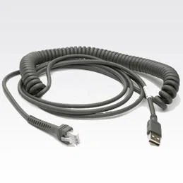 Motorola CBA-U12-C09ZAR Accesorio para lector de código de barras Gris USB A Motorola CBA-U12-C09ZAR Accesorio para lector de código de barras Gris USB A