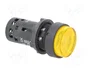 SCHNEIDER ELECTRIC Interruptor de presión Harmony XB7 22mm Amarillo LED 24V