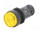 SCHNEIDER ELECTRIC Interruptor de presión Harmony XB7 22mm Amarillo LED 24V