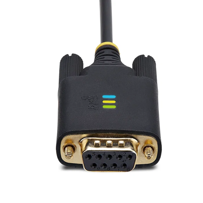 StarTech.com Cable Adaptador USB a RS-232 DB-9 de 2m Negro