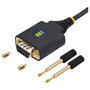 StarTech USB a Serie RS-232 de Módem Nulo, 2m, Negro