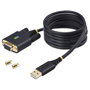 StarTech USB a Serie RS-232 de Módem Nulo, 2m, Negro