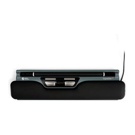 BakkerElkhuizen ErgoSlider+ Ratón Ergonómico Ambidiestro, 1600 DPI Laser, 5 Botones Programables, Color Negro/Gris/Amarillo, Cable 1.4 m, BNEESLDG