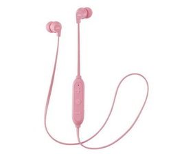 JVC Auricular Inalámbrico Bluetooth In-Ear, Color Rosa, Alta Calidad de Sonido y Comodidad