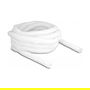 DeLOCK Geflechtschlauch 10 m x 25 mm weiß - Schlauch aus Polyester, selbstschließend, Temperaturbereich -40 bis 125 °C, 1 Pieza