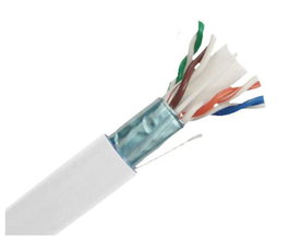 MicroConnect Cat6 FTP Sólido 23AWG 0.55MM CCA PVC Cable de Red 305m