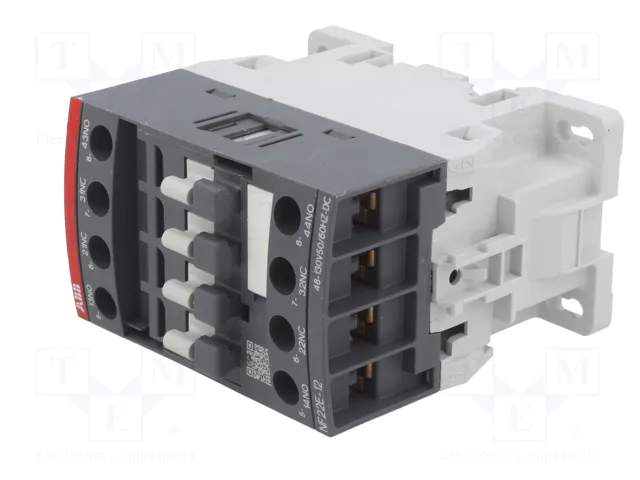 ABB NF22E-12 Contactor 4-polar 3A 48÷130VAC/VDC ABB NF22E-12 Contactor 4-polar 3A 48÷130VAC/VDC