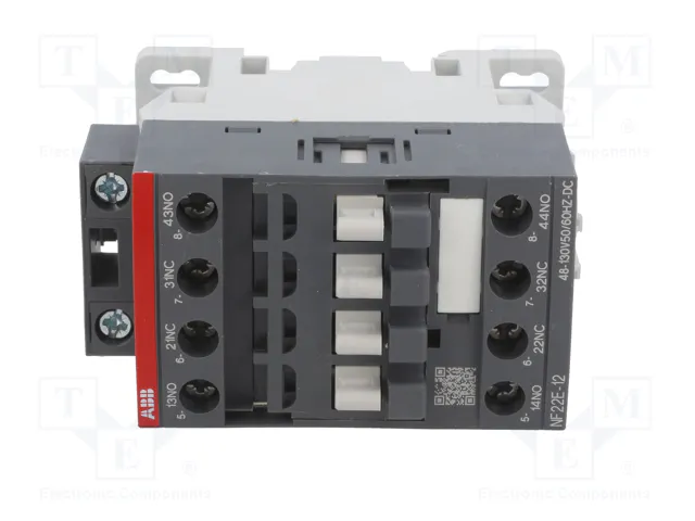 ABB NF22E-12 Contactor 4-polar 3A 48÷130VAC/VDC ABB NF22E-12 Contactor 4-polar 3A 48÷130VAC/VDC
