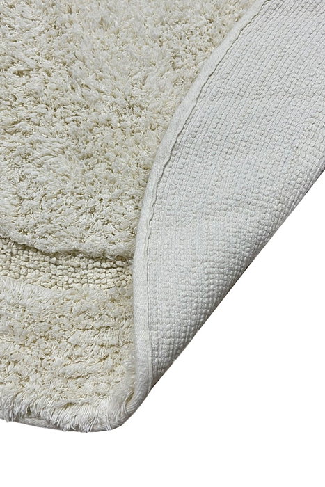 Mijölnir Alfombrilla de Baño 02 - Algodón 100%, 1600 gr/m², 90x90 cm, Color Crudo, Lujosa y Absorbente