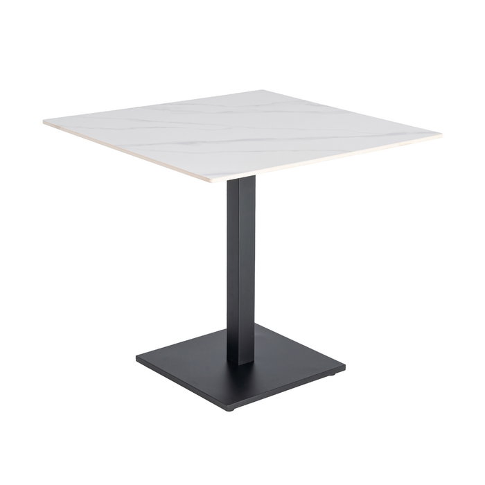 Mesa Blanco Piedra Sinterizada Contract 80 X 80 X 75 cm (Set de 2)