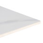 Mesa Blanco Piedra Sinterizada Contract 80 X 80 X 75 cm (Set de 2)