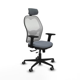 PIQUERAS Y CRESPO Silla de oficina Jorquera Gris y Blanco
