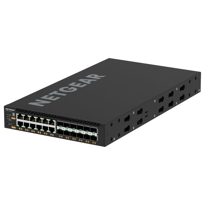 NETGEAR M4350-12X12F Switch 24 Puertos Gestionado L3, 12x 10G Ethernet (100/1000/10000) + 12x SFP+, 480 Gbit/s, Montaje Rack 1U NETGEAR M4350-12X12F Switch 24 Puertos Gestionado L3, 12x 10G Ethernet (100/1000/10000) + 12x SFP+, 480 Gbit/s, Montaje Rack 1U