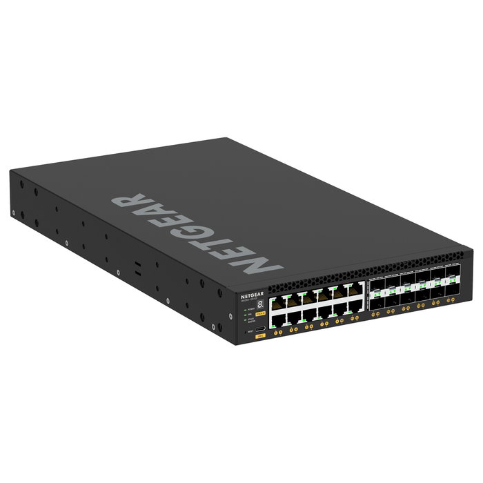 NETGEAR M4350-12X12F Switch 24 Puertos Gestionado L3, 12x 10G Ethernet (100/1000/10000) + 12x SFP+, 480 Gbit/s, Montaje Rack 1U NETGEAR M4350-12X12F Switch 24 Puertos Gestionado L3, 12x 10G Ethernet (100/1000/10000) + 12x SFP+, 480 Gbit/s, Montaje Rack 1U