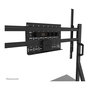 Neomounts FL50-525BL1 Carro TV Móvil con Ruedas para Pantallas de 55 a 86 Pulgadas, Soporte de Suelo, Negro