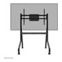 Neomounts FL50-525BL1 Carro TV Móvil con Ruedas para Pantallas de 55 a 86 Pulgadas, Soporte de Suelo, Negro