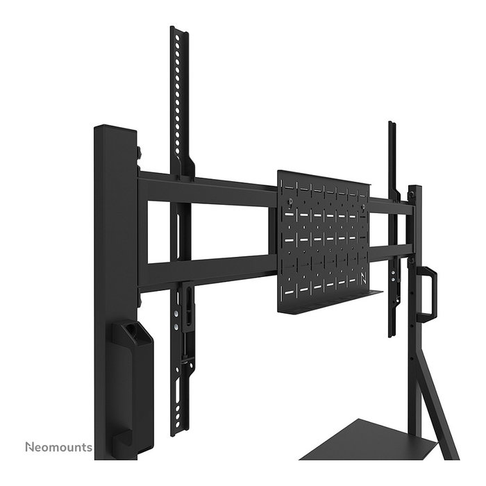 Neomounts FL50-525BL1 Carro TV Móvil con Ruedas para Pantallas de 55 a 86 Pulgadas, Soporte de Suelo, Negro
