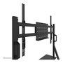 Neomounts FL50-525BL1 Carro TV Móvil con Ruedas para Pantallas de 55 a 86 Pulgadas, Soporte de Suelo, Negro