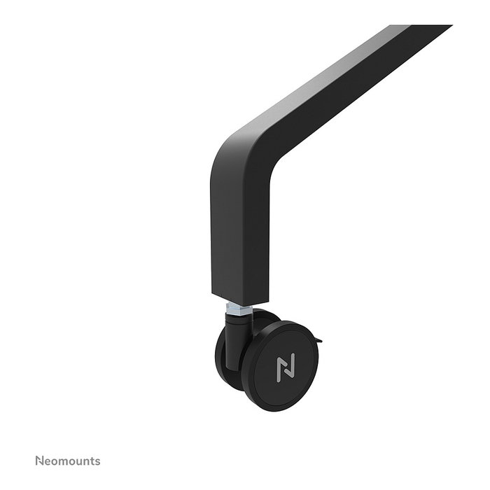 Neomounts FL50-525BL1 Carro TV Móvil con Ruedas para Pantallas de 55 a 86 Pulgadas, Soporte de Suelo, Negro