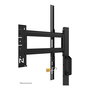 Neomounts FL50-525BL1 Carro TV Móvil con Ruedas para Pantallas de 55 a 86 Pulgadas, Soporte de Suelo, Negro