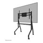 Neomounts FL50-525BL1 Carro TV Móvil con Ruedas para Pantallas de 55 a 86 Pulgadas, Soporte de Suelo, Negro