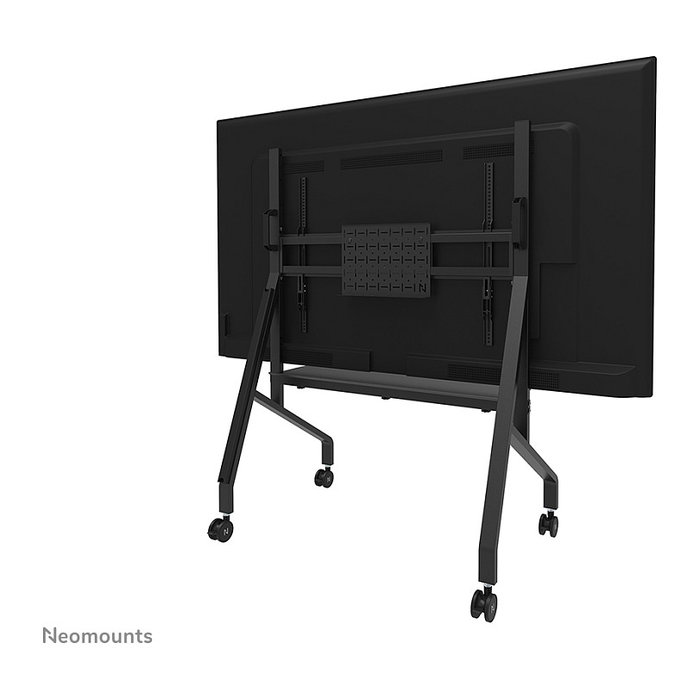 Neomounts FL50-525BL1 Carro TV Móvil con Ruedas para Pantallas de 55 a 86 Pulgadas, Soporte de Suelo, Negro